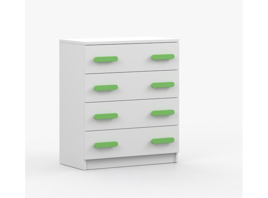 Komoda SCOUT - biela (8 variant)