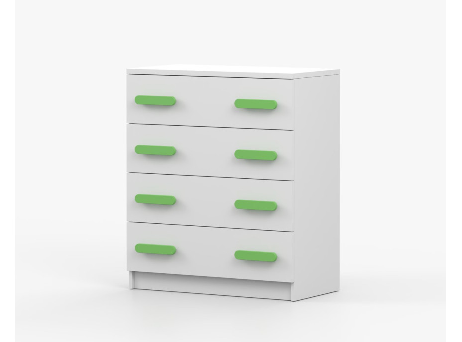 Komoda SCOUT - biela (8 variant)