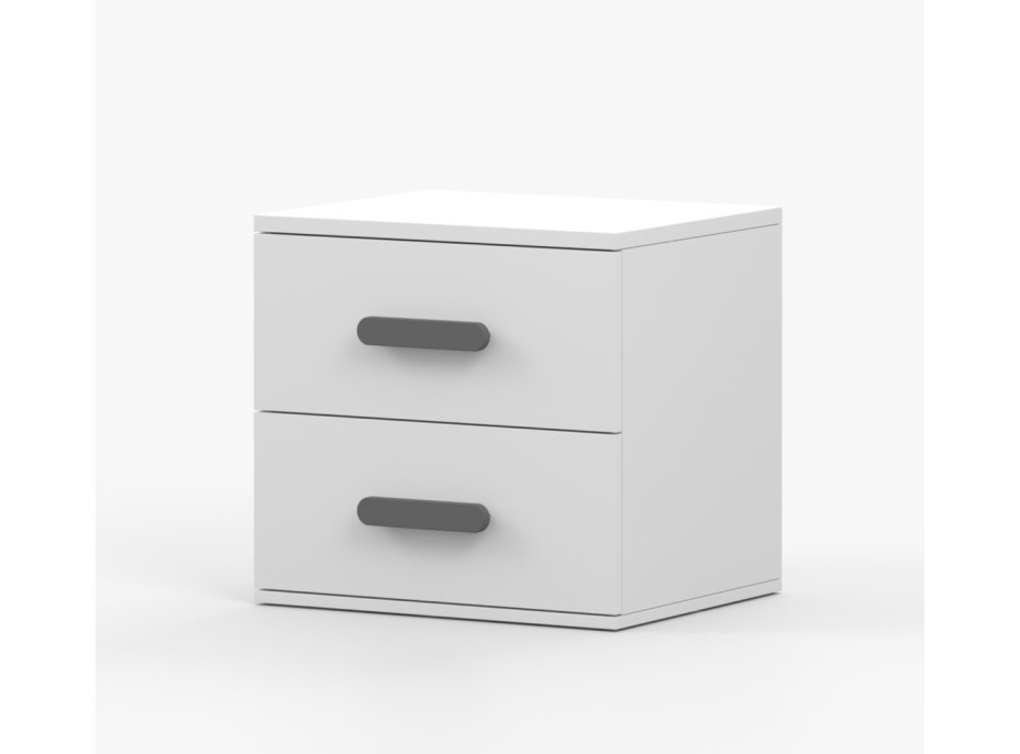 Nočný stolík SCOUT - biely (8 variant)