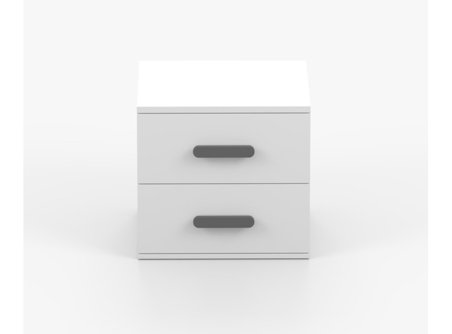 Nočný stolík SCOUT - biely (8 variant)