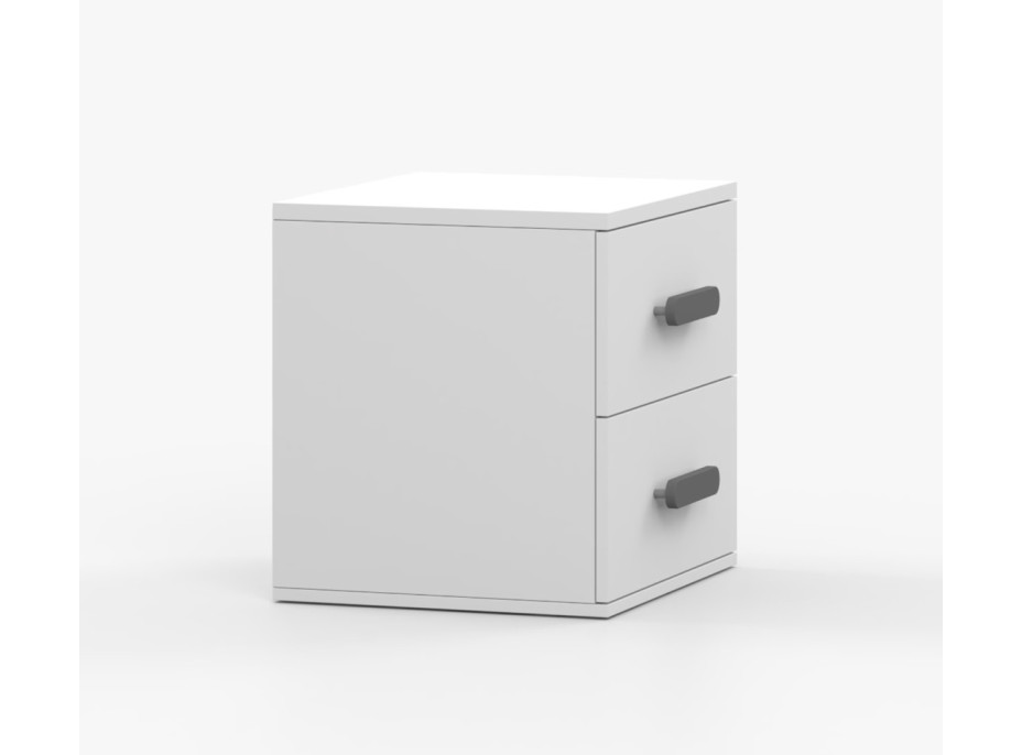 Nočný stolík SCOUT - biely (8 variant)