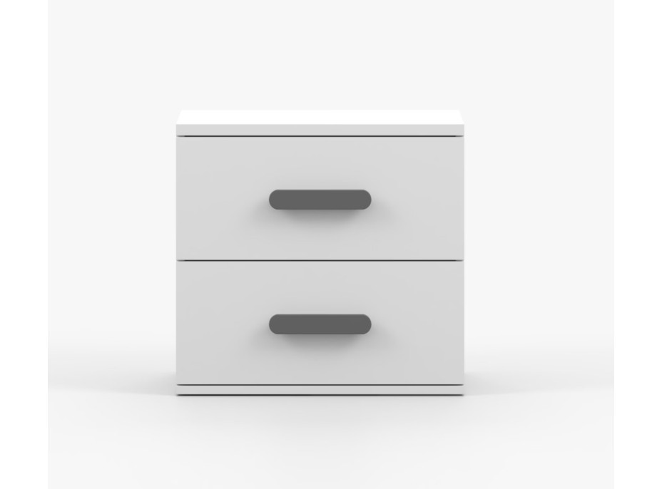 Nočný stolík SCOUT - biely (8 variant)