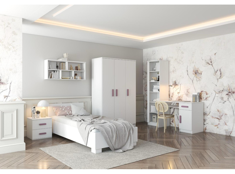 Šatní skříň SCOUT 2 - bílá (8 variant)