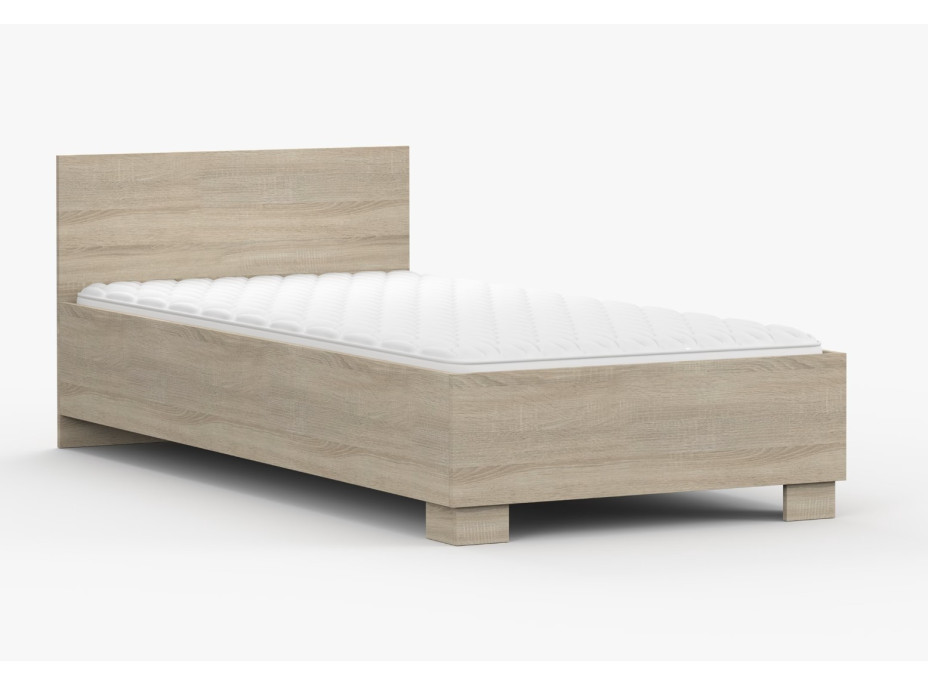 Posteľ SMYK 200x90 cm - dub sonoma