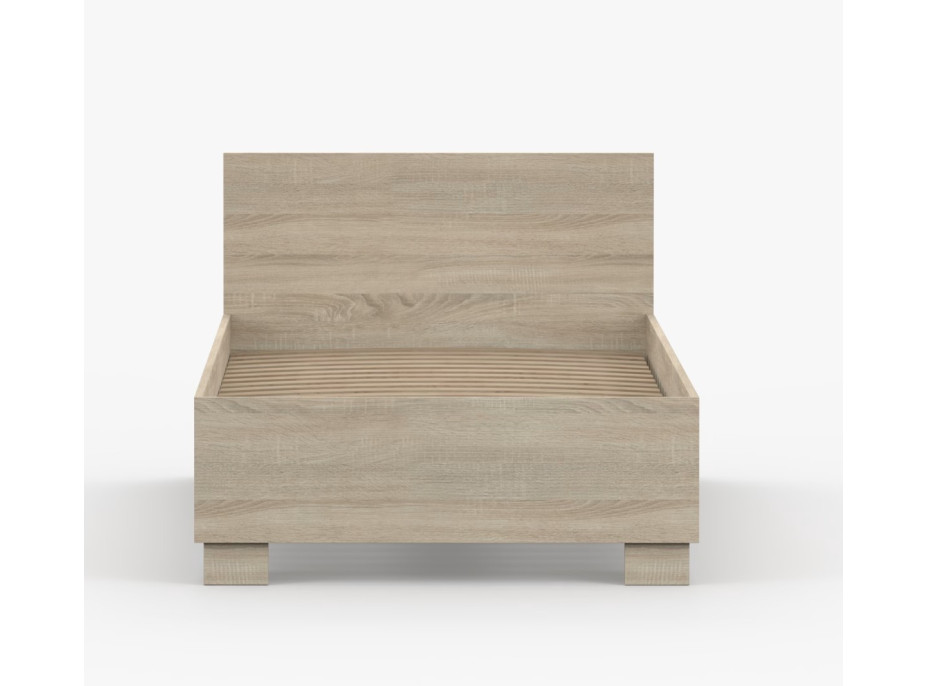 Posteľ SMYK 200x90 cm - dub sonoma