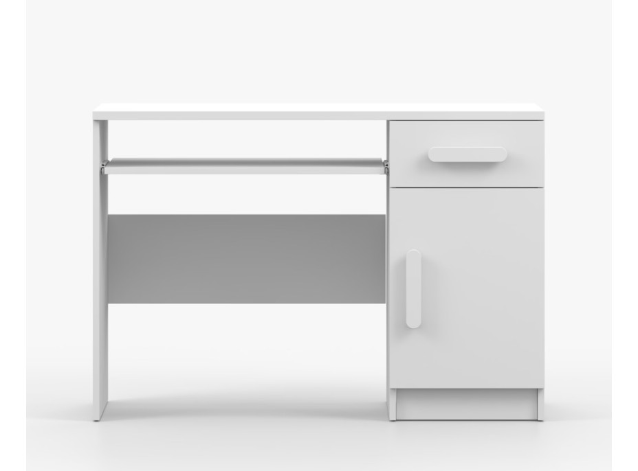 Písací stôl SCOUT - biely (8 variant)