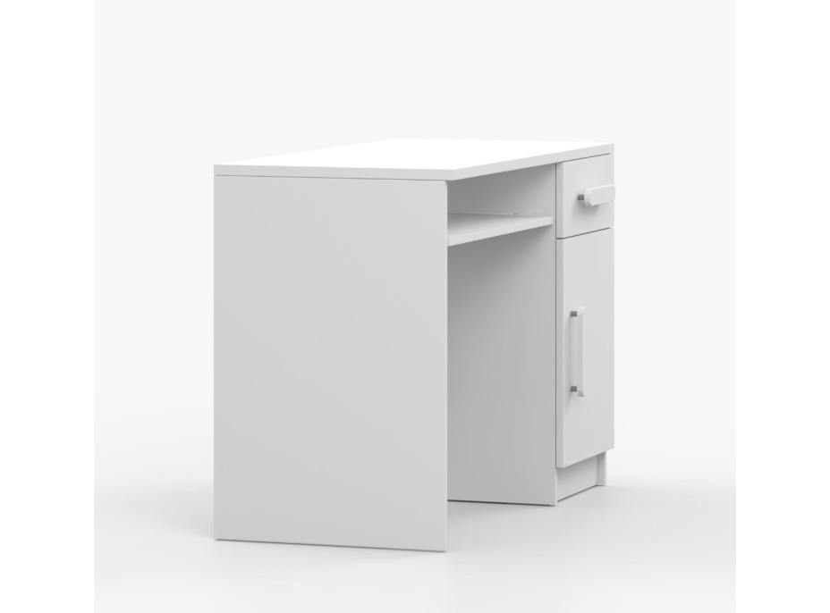 Písací stôl SCOUT - biely (8 variant)