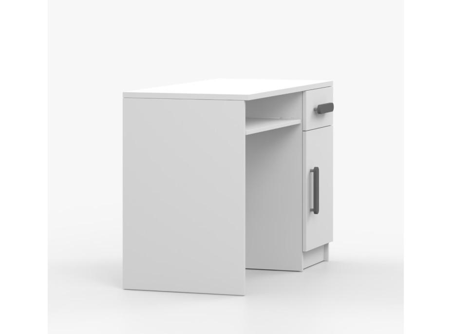 Písací stôl SCOUT - biely (8 variant)