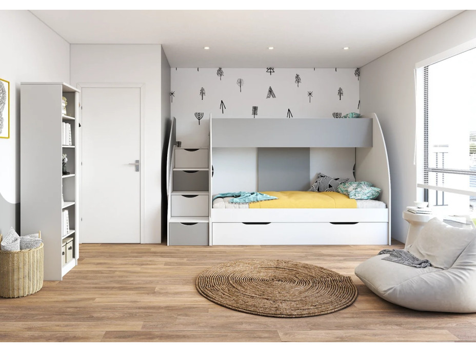 Regál SCOUT - biely