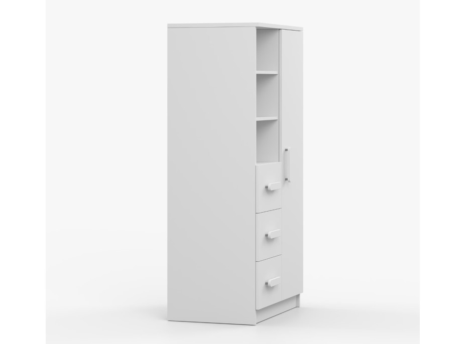 Regál SCOUT - biely (8 variant)