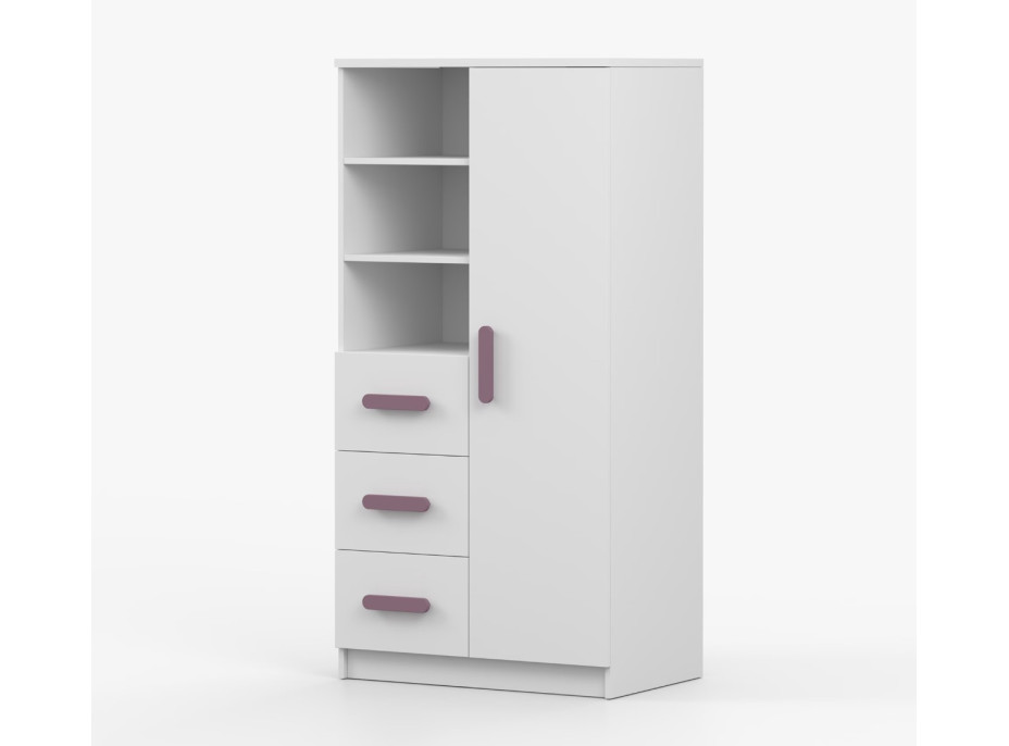 Regál SCOUT - biely (8 variant)