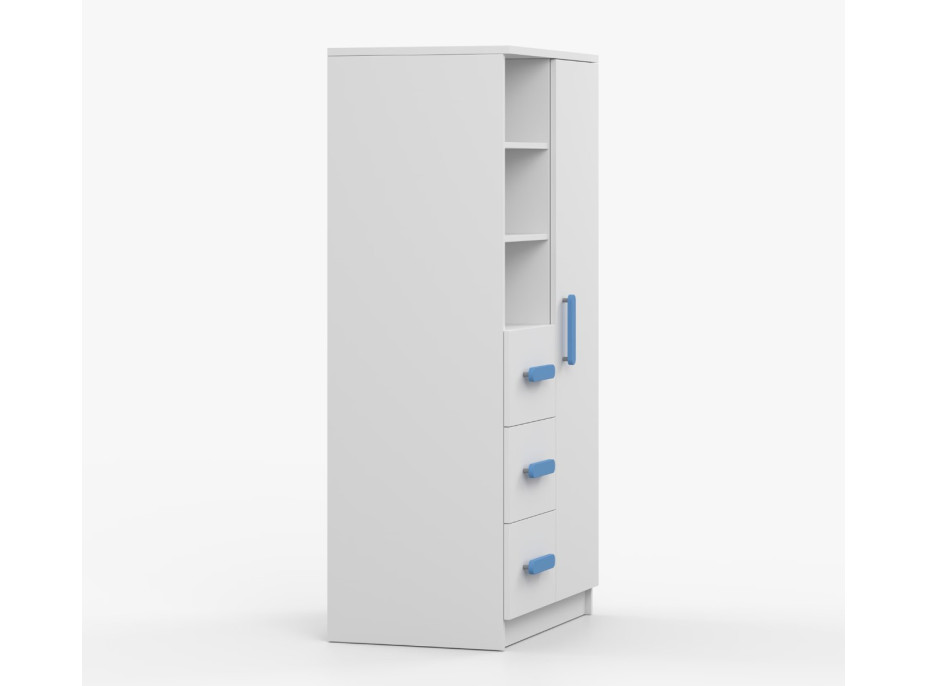 Regál SCOUT - biely (8 variant)