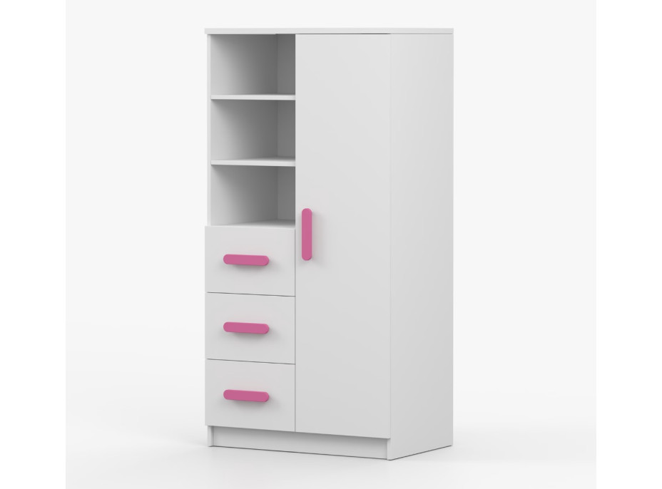 Regál SCOUT - biely (viac variant)