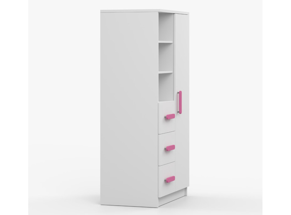 Regál SCOUT - biely (viac variant)