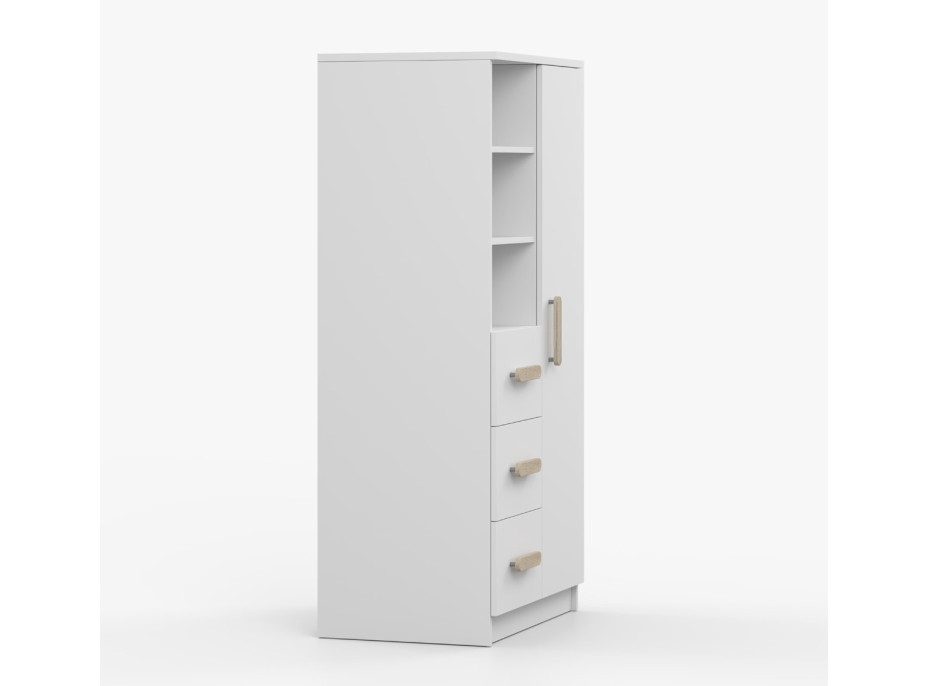 Regál SCOUT - biely (8 variant)