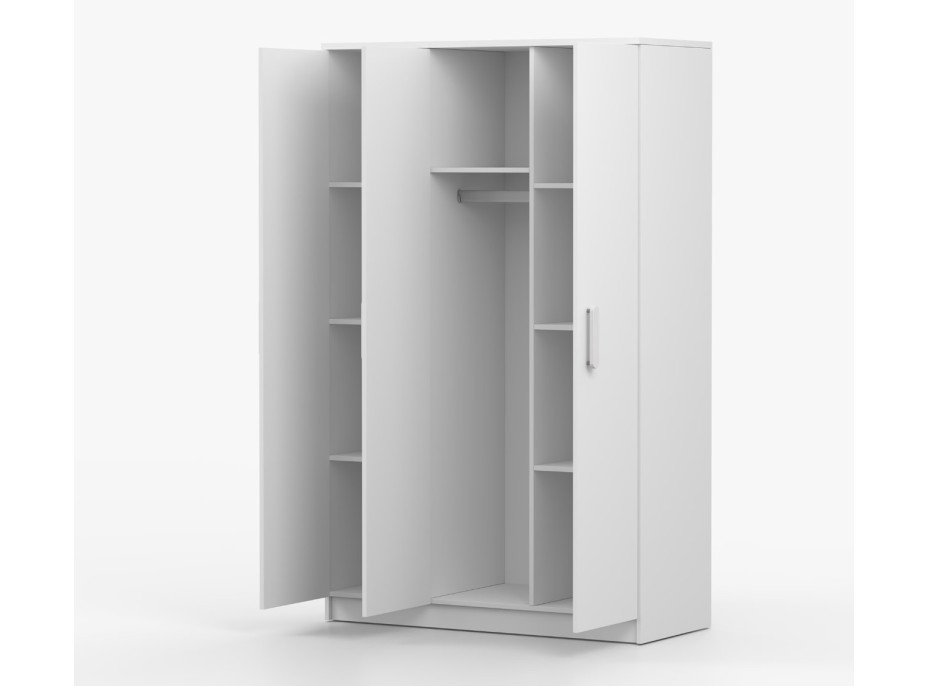 Šatní skříň SCOUT 2 - bílá (8 variant)