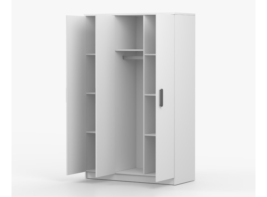 Šatní skříň SCOUT 2 - bílá (8 variant)
