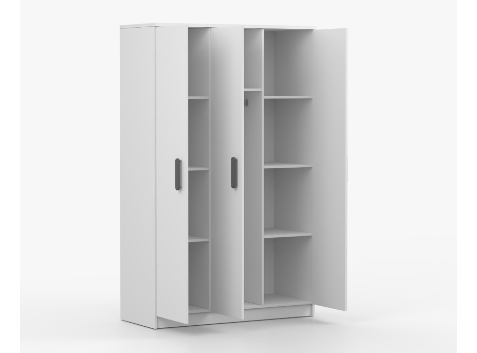 Šatní skříň SCOUT 2 - bílá (8 variant)