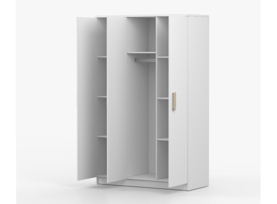Šatní skříň SCOUT 2 - bílá (8 variant)