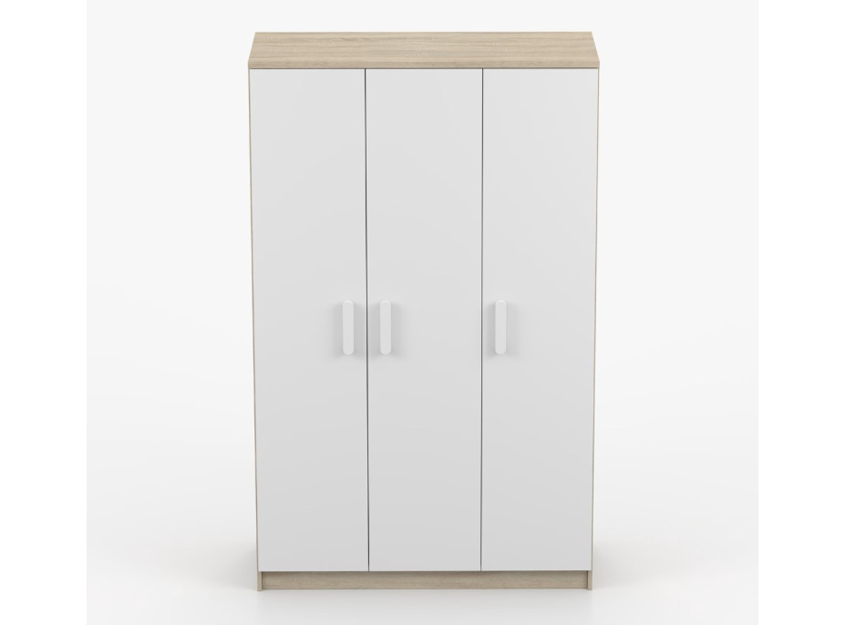 Šatní skříň SCOUT 2 - dub sonoma/bílá (8 variant)