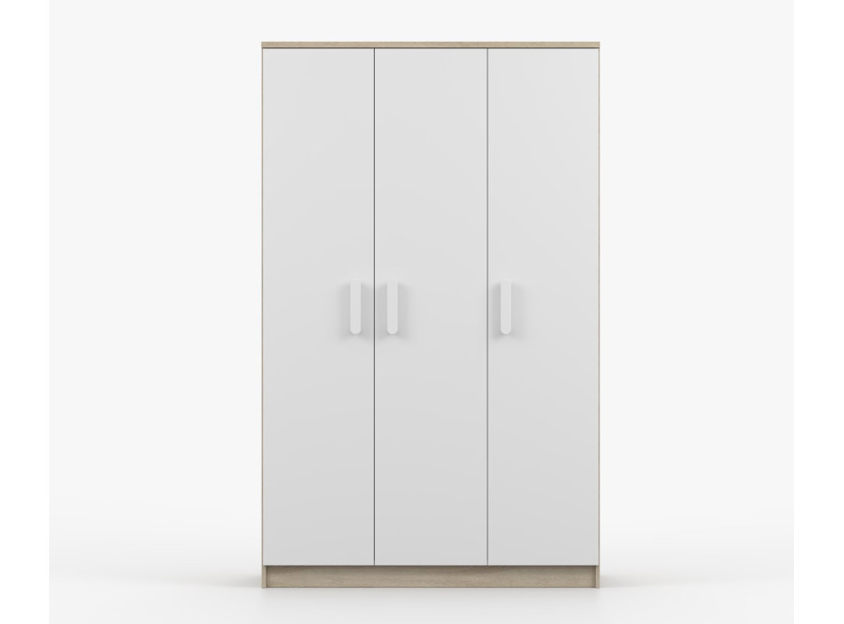 Šatní skříň SCOUT 2 - dub sonoma/bílá (8 variant)
