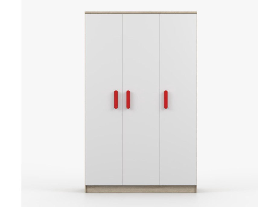 Šatní skříň SCOUT 2 - dub sonoma/bílá (8 variant)