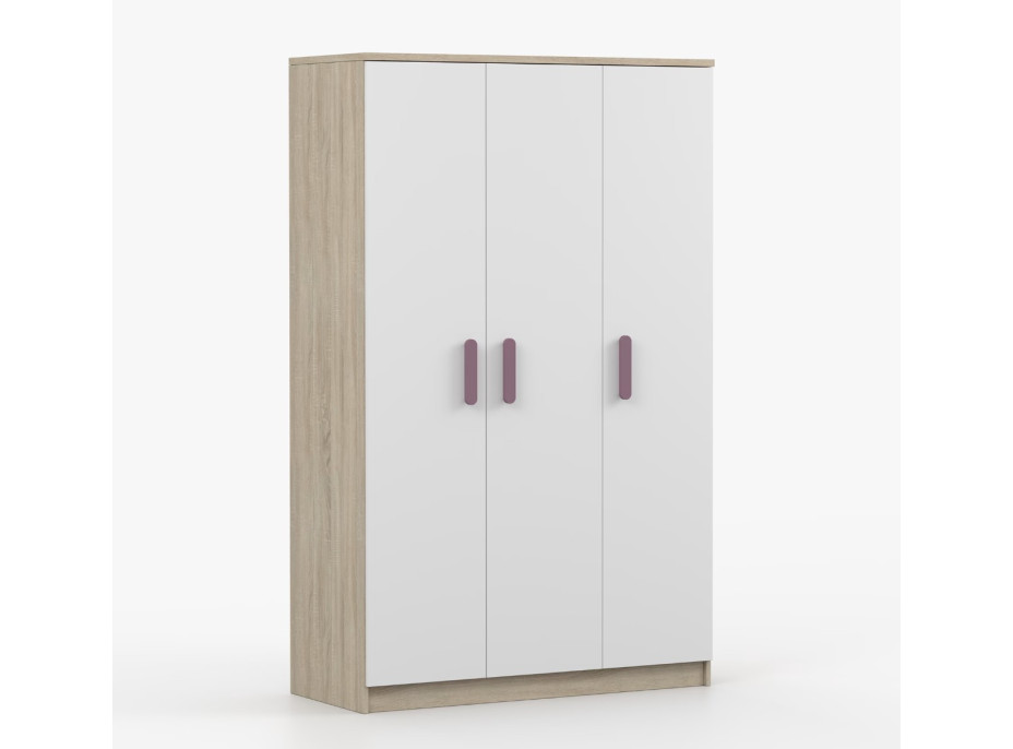 Šatní skříň SCOUT 2 - dub sonoma/bílá (8 variant)