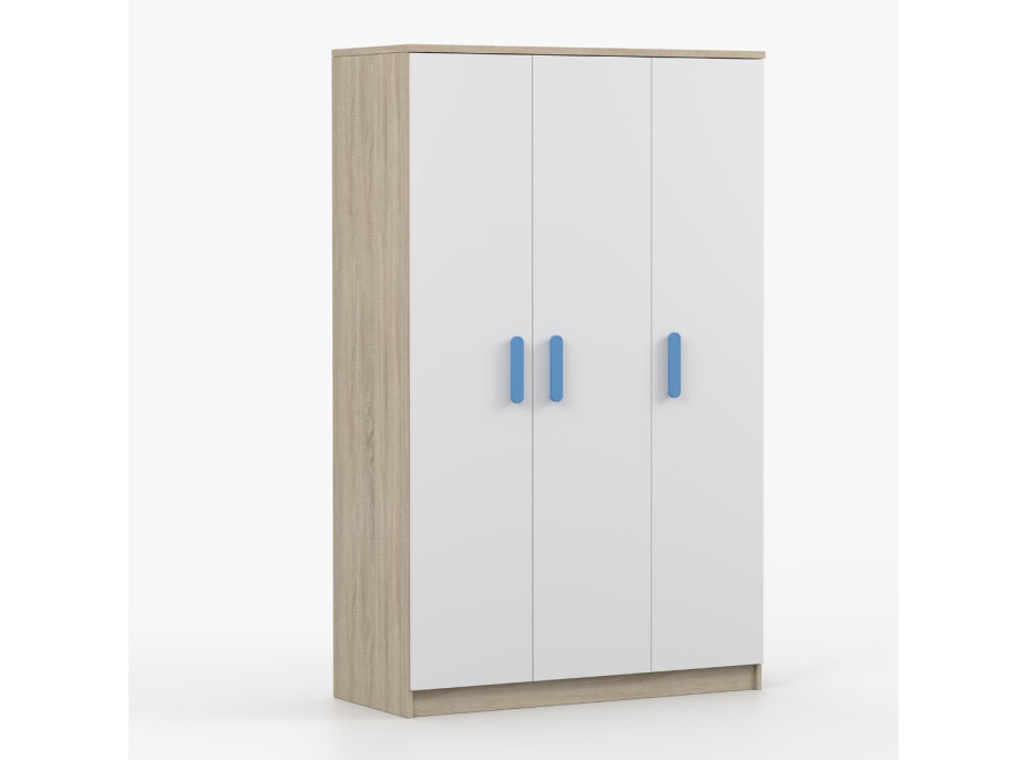 Šatní skříň SCOUT 2 - dub sonoma/bílá (8 variant)