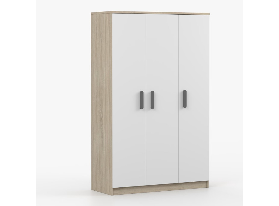 Šatní skříň SCOUT 2 - dub sonoma/bílá (8 variant)