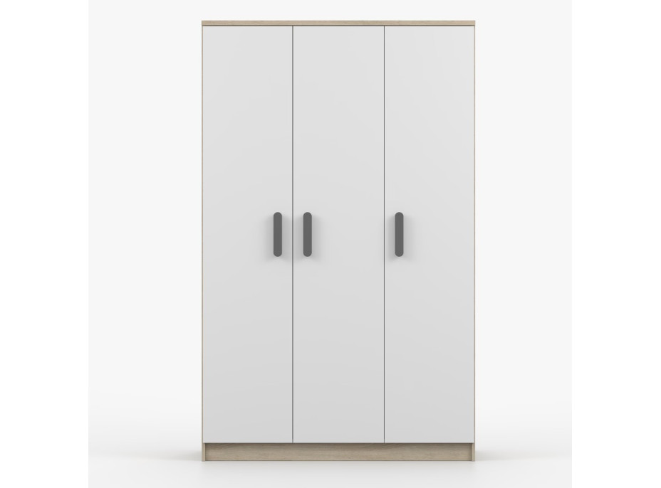 Šatní skříň SCOUT 2 - dub sonoma/bílá (8 variant)