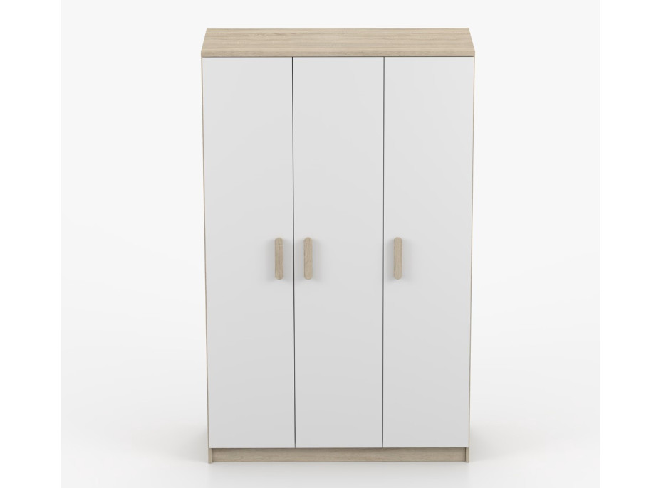 Šatní skříň SCOUT 2 - dub sonoma/bílá (8 variant)
