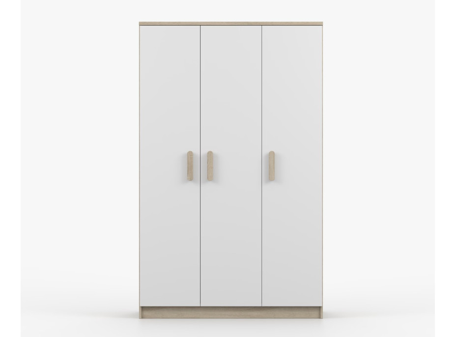Šatní skříň SCOUT 2 - dub sonoma/bílá (8 variant)