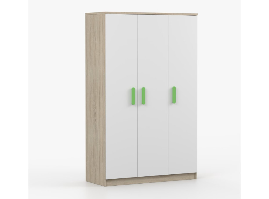 Šatní skříň SCOUT 2 - dub sonoma/bílá (8 variant)