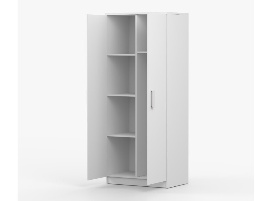 Šatníková skriňa SCOUT - biela (8 variant)