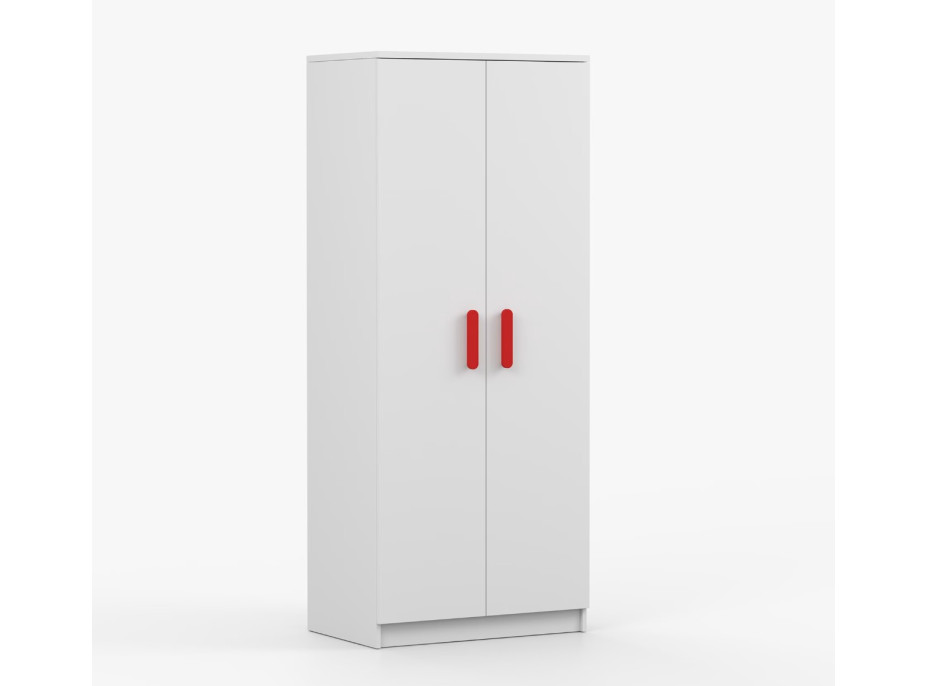 Šatníková skriňa SCOUT - biela (8 variant)