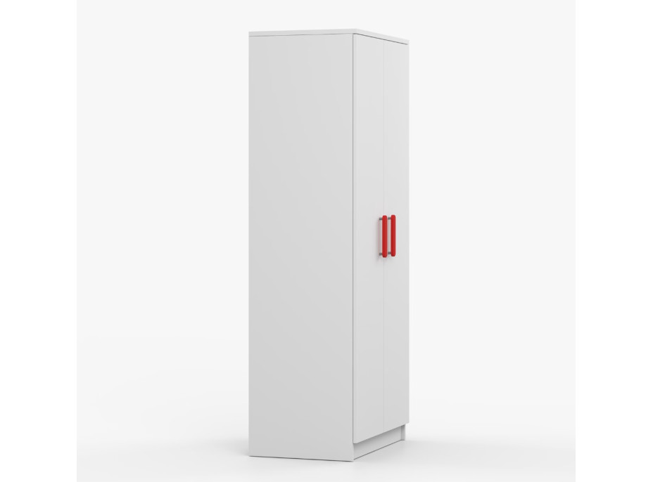 Šatníková skriňa SCOUT - biela (8 variant)