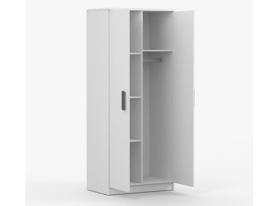 Šatníková skriňa SCOUT - biela (8 variant)