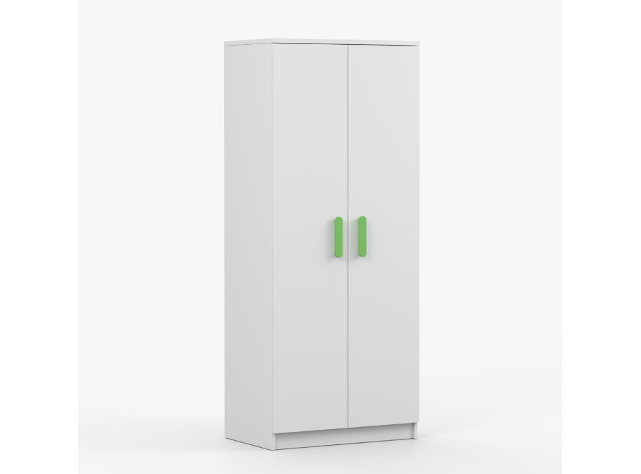 Šatníková skriňa SCOUT - biela (8 variant)
