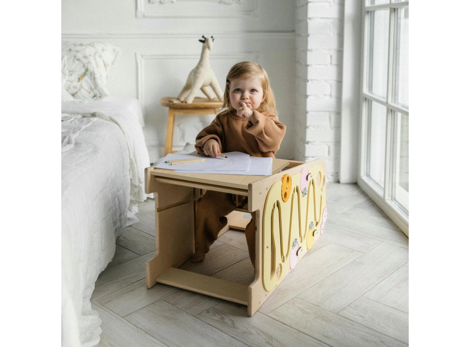 BusyKids Rastúca učiaca veža Play 5v1 75 cm