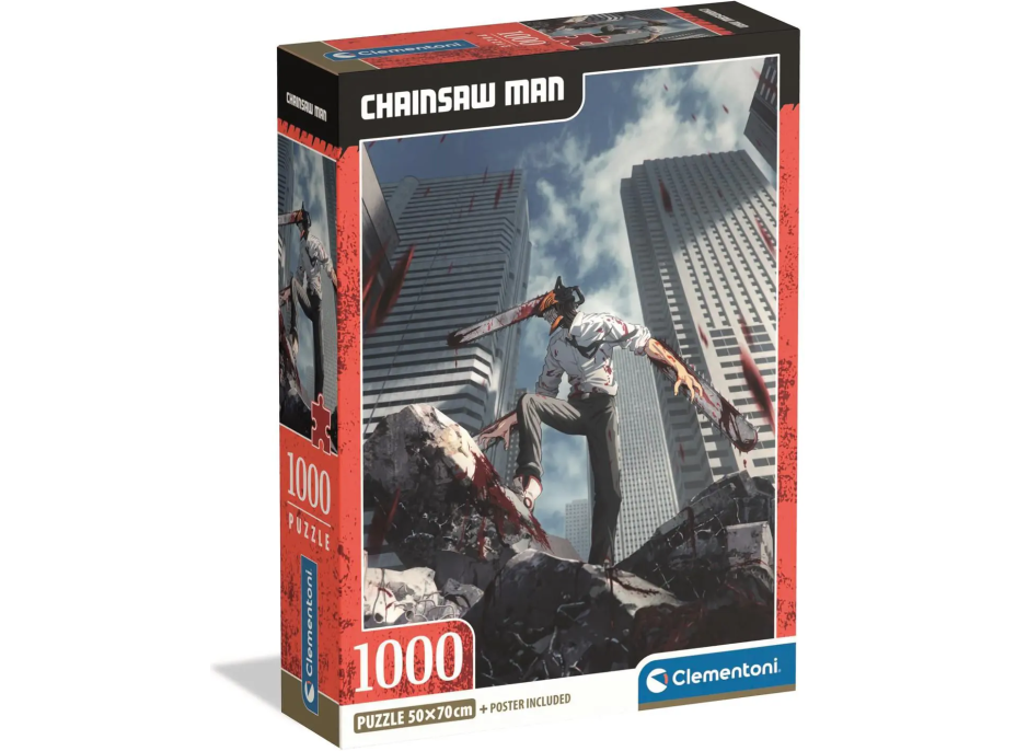CLEMENTONI Puzzle Chainsaw Man 1000 dielikov