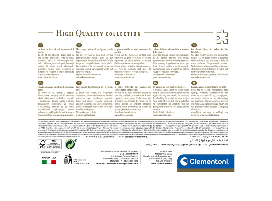 CLEMENTONI Puzzle Dungeons&Dragons 1000 dielikov