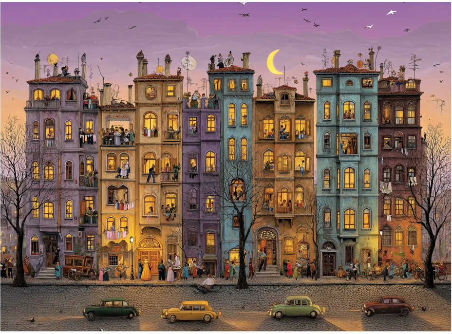 ANATOLIAN Puzzle Nočná párty 1000 dielikov