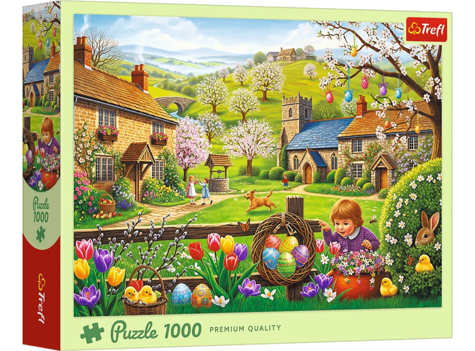 TREFL Puzzle Hľadanie veľkonočných vajíčok 1000 dielikov