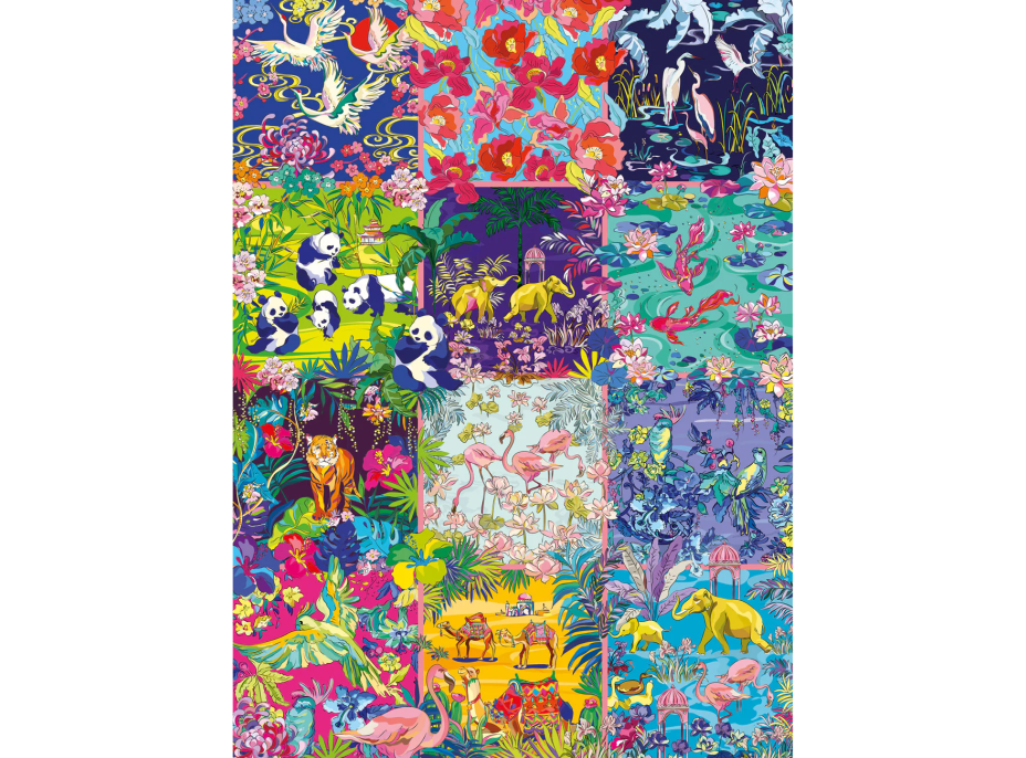 GIBSONS Puzzle HoT: Zvierací karneval 1000 dielikov