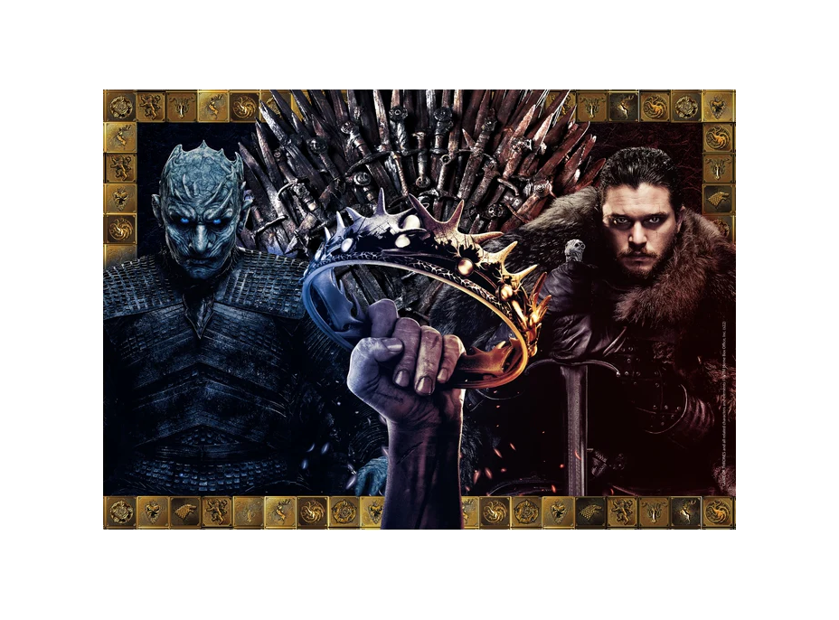 CLEMENTONI Puzzle Hra o tróny: Fantasy koláž 1000 dielikov