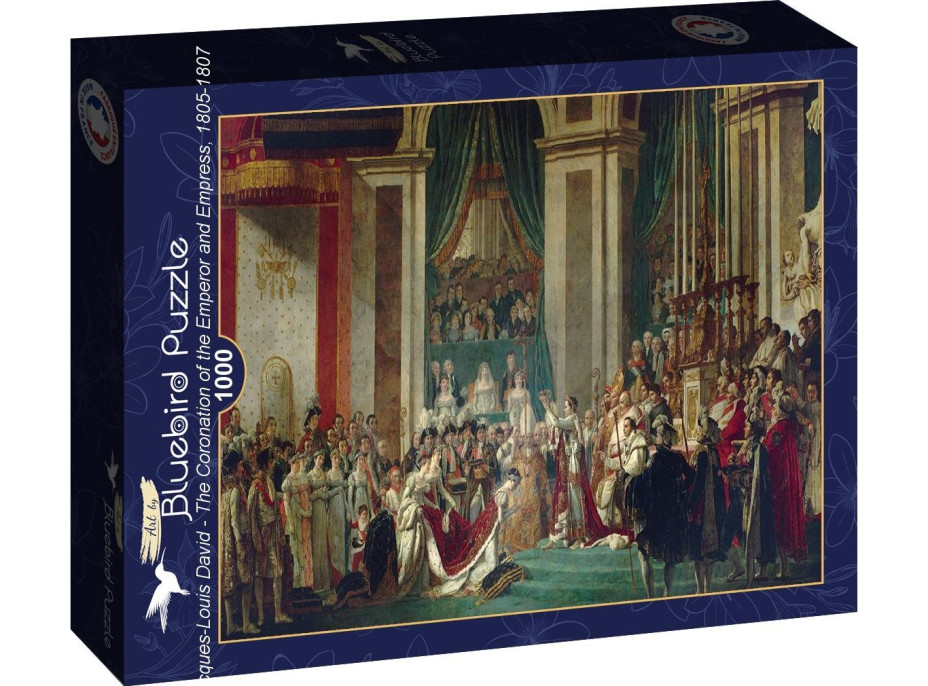 BLUEBIRD Puzzle Korunovácia cisára Napoleona I. a cisárovnej Jozefíny (1805-7) 1000 dielikov