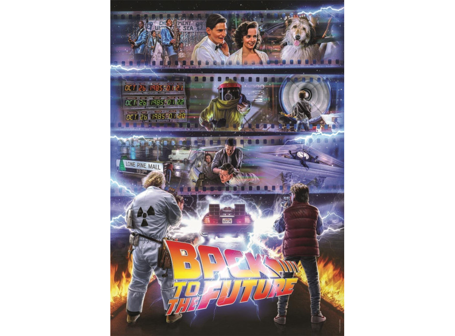 CLEMENTONI Puzzle Kultové filmy: Návrat do budúcnosti 1000 dielikov