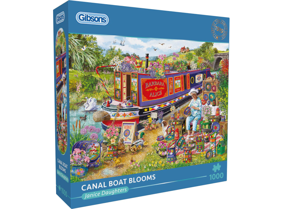 GIBSONS Puzzle Kvitnúca loď 1000 dielikov