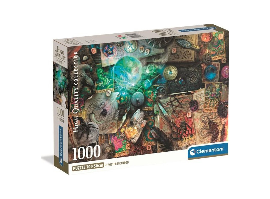 CLEMENTONI Puzzle Maleficium - Okultné artefakty 1000 dielikov