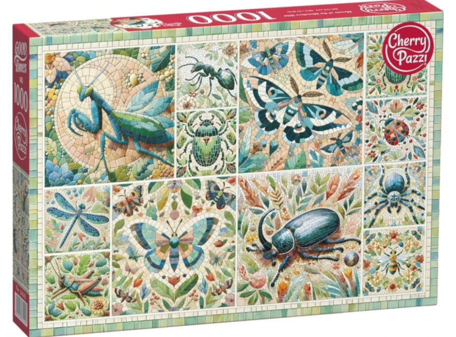 CHERRY PAZZI Puzzle Mozaika miniatúrne divočiny 1000 dielikov
